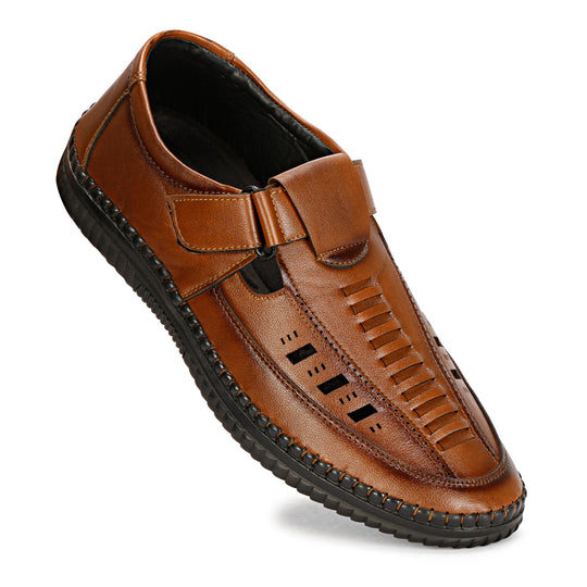 Tan Color Vegan Sandals For Men